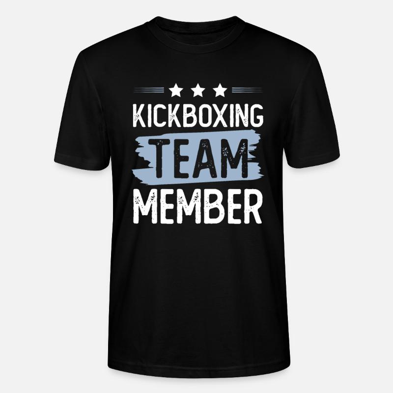 Équipe de kickboxing - T-shirt bio CRAFTER Stanley Stella Unisexe - noir