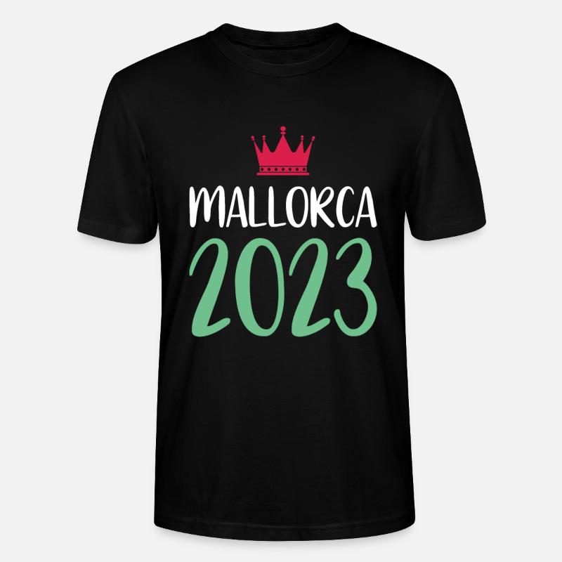 Mallorca 2023 - Stanley/Stella Unisex Bio-T-Shirt CRAFTER - Schwarz