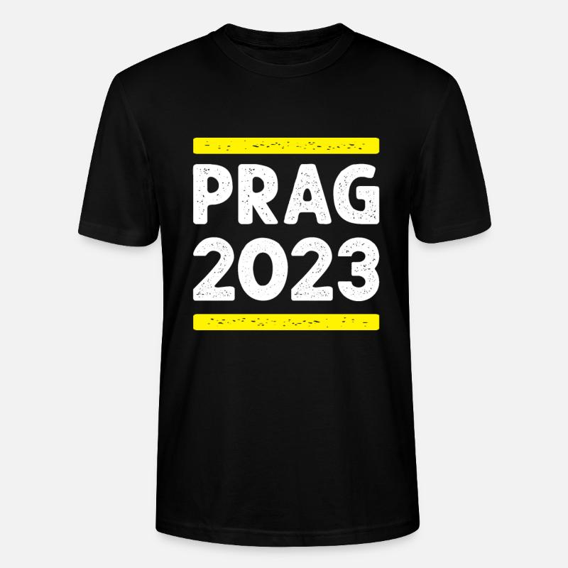Prag 2023 - Stanley/Stella Unisex Bio-T-Shirt CRAFTER - Schwarz