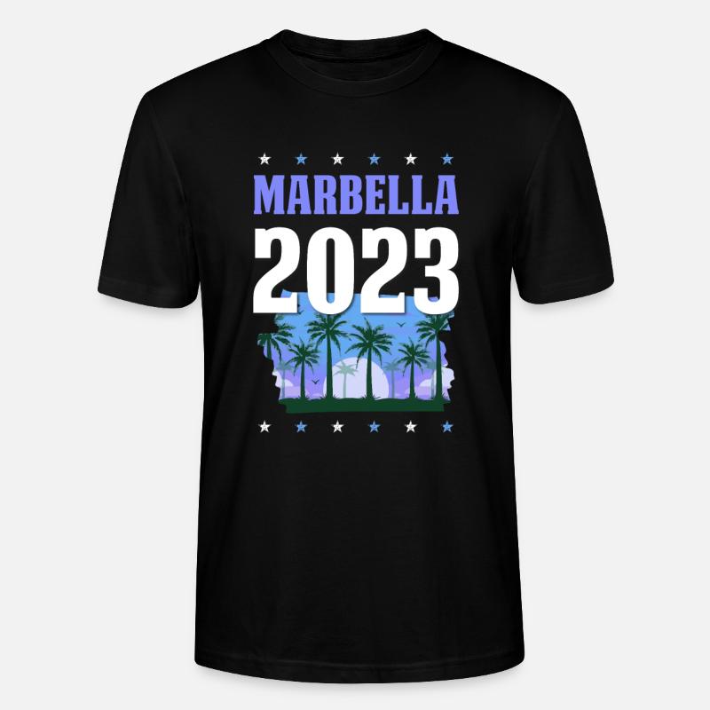 Marbella 2023 - T-shirt bio CRAFTER Stanley Stella Unisexe - noir