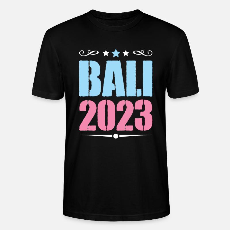 Bali 2023 - Stanley/Stella Unisex Bio-T-Shirt CRAFTER - Schwarz