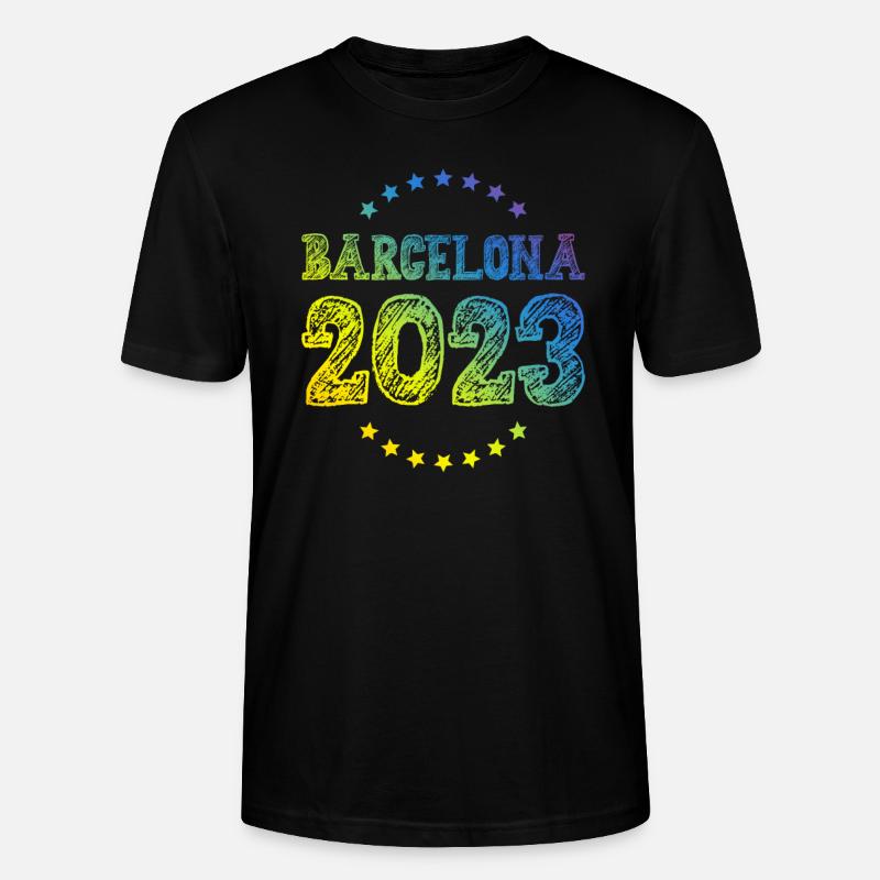 Barcelone 2023 - T-shirt bio CRAFTER Stanley Stella Unisexe - noir