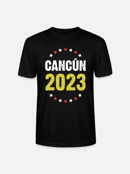 Cancun 2023 - Stanley/Stella Unisex Bio-T-Shirt CRAFTER - Schwarz