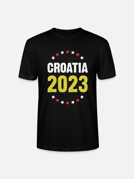 Croatia 2023 - Stanley/Stella CRAFTER Unisex Organic T-Shirt - black