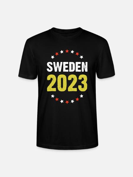 Suède 2023 - T-shirt bio CRAFTER Stanley Stella Unisexe - noir