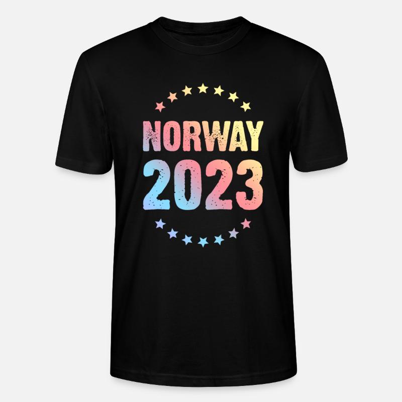 Norway 2023 - Stanley/Stella Unisex Bio-T-Shirt CRAFTER - Schwarz