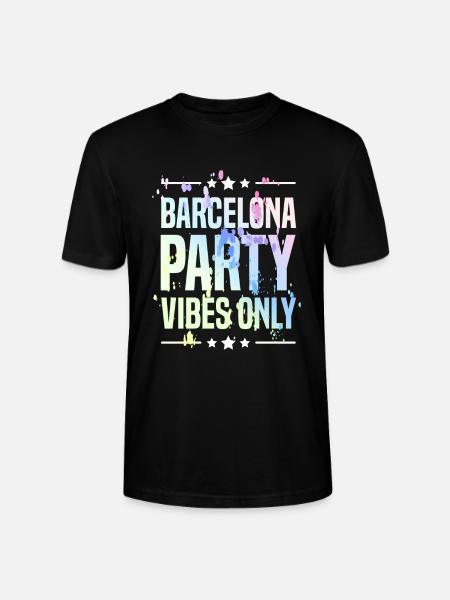 Barcelona Party Vibes - Stanley/Stella CRAFTER Unisex Organic T-Shirt - black