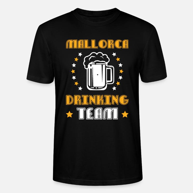Mallorca Drinking Team - Stanley/Stella Unisex Bio-T-Shirt CRAFTER - Schwarz