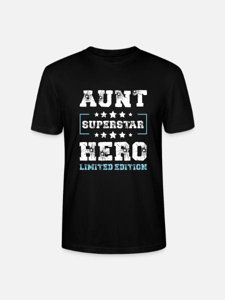 Aunt Limited Edition Saying - Stanley/Stella CRAFTER Unisex Organic T-Shirt - black