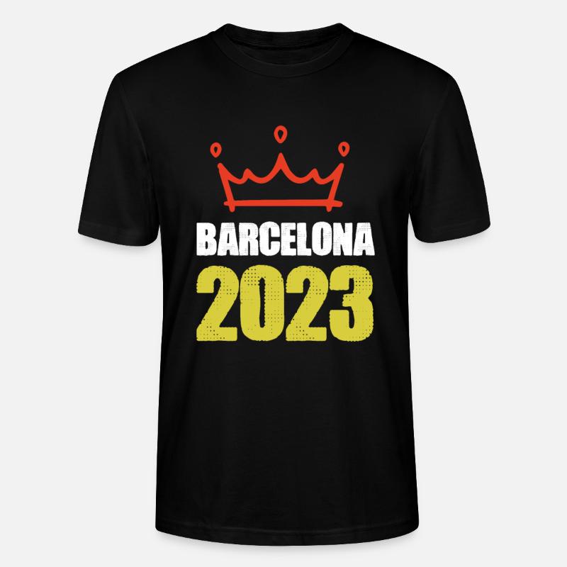 Barcelone 2023 - T-shirt bio CRAFTER Stanley Stella Unisexe - noir