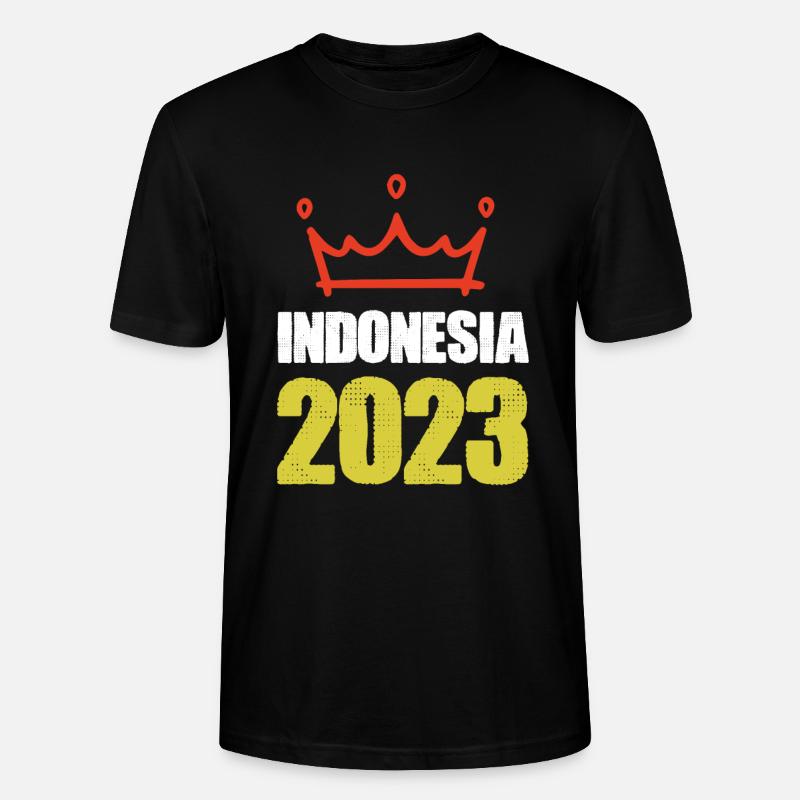 Indonesia 2023 - Stanley/Stella Unisex Bio-T-Shirt CRAFTER - Schwarz