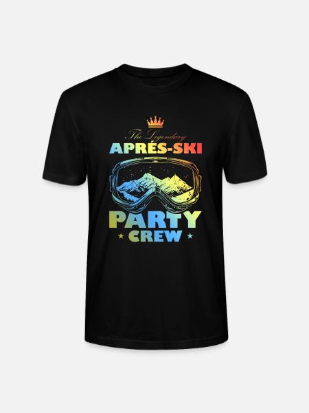 After Ski Party Motto Team Bunt - Ekologisk T-shirt CRAFTER unisex från Stanley/Stella - svart