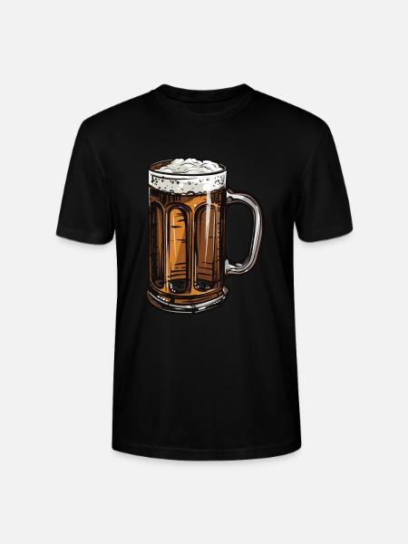 Bierkrug Bier Malz - Stanley/Stella Unisex Bio-T-Shirt CRAFTER - Schwarz