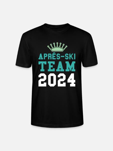 Après-ski 2024 Krone - T-shirt bio CRAFTER Stanley Stella Unisexe - noir