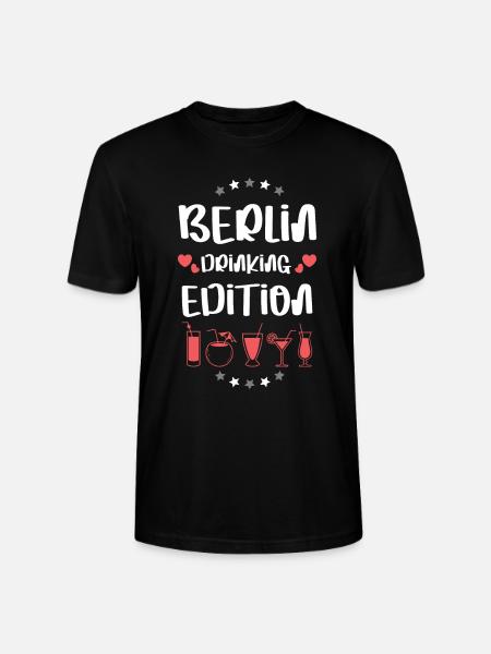 Berlin Drinking Team - Stanley/Stella CRAFTER Unisex Organic T-Shirt - black
