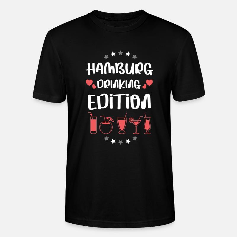 L’équipe de boisson de Hambourg - T-shirt bio CRAFTER Stanley Stella Unisexe - noir