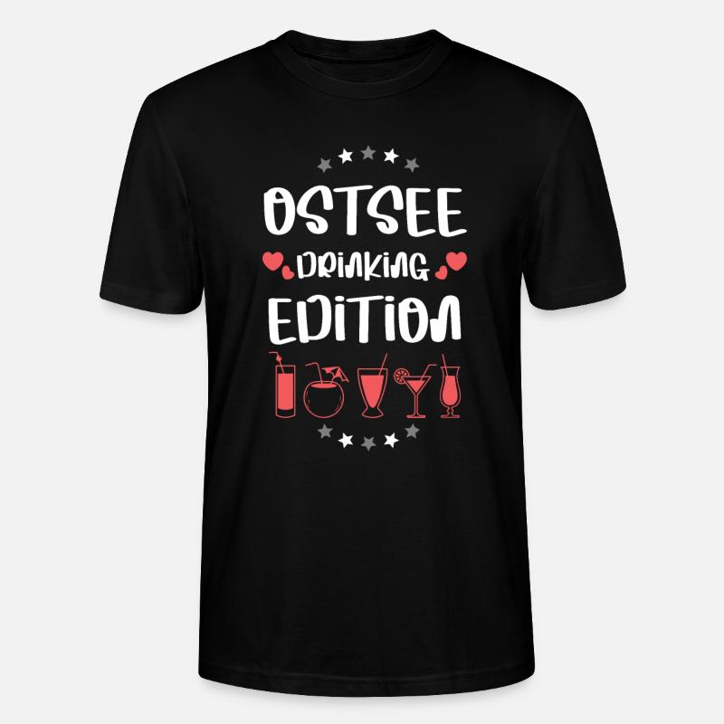 Ostsee Drinking Team - Stanley/Stella Unisex Bio-T-Shirt CRAFTER - Schwarz