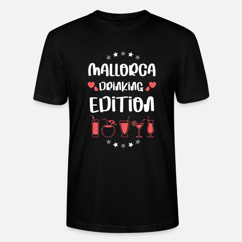 Équipe de Mallorca Drinking - T-shirt bio CRAFTER Stanley Stella Unisexe - noir