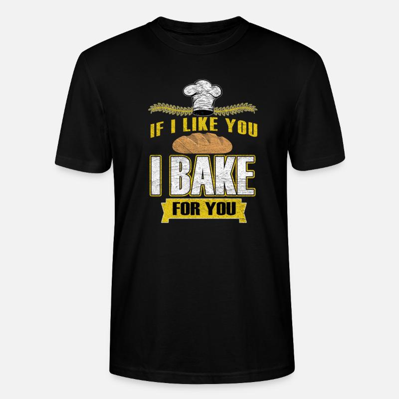 Backwaren Bäcker - Stanley/Stella Unisex Bio-T-Shirt CRAFTER - Schwarz