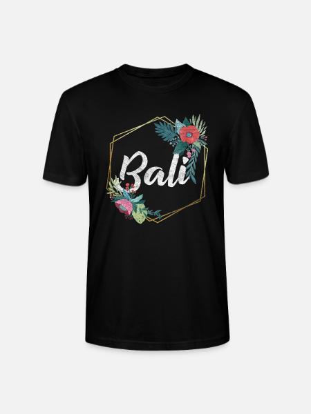 Bali Indonésie - T-shirt bio CRAFTER Stanley Stella Unisexe - noir