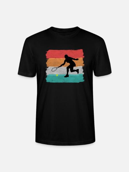 Tennisman - T-shirt bio CRAFTER Stanley Stella Unisexe - noir