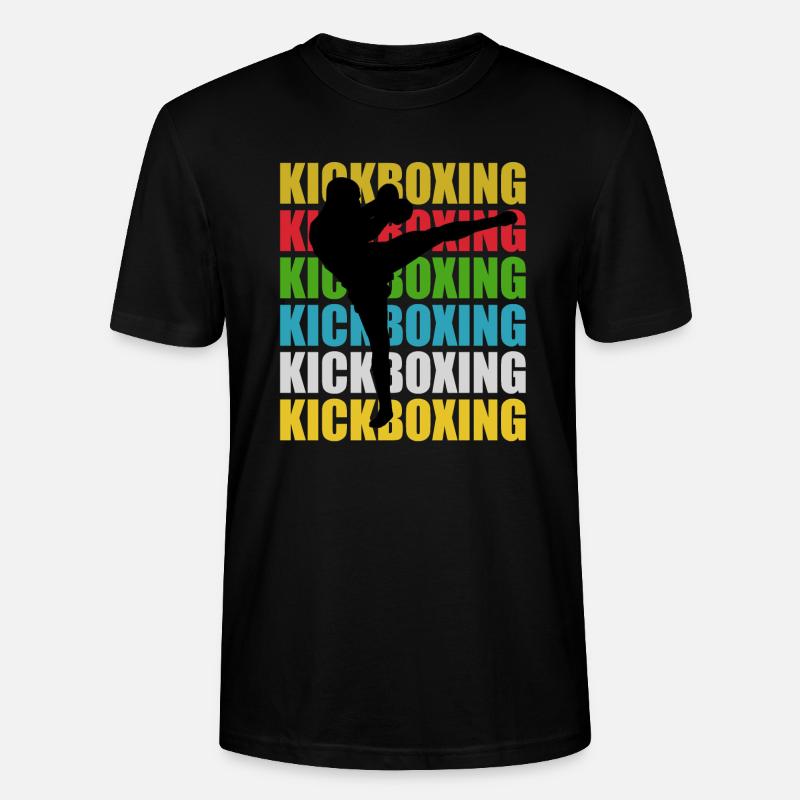 Kickboxen Kickboxing - Stanley/Stella Unisex Bio-T-Shirt CRAFTER - Schwarz