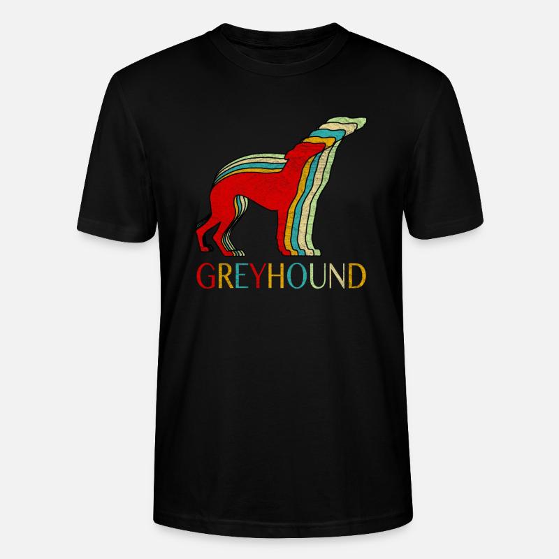 Windhund - Stanley/Stella Unisex Bio-T-Shirt CRAFTER - Schwarz
