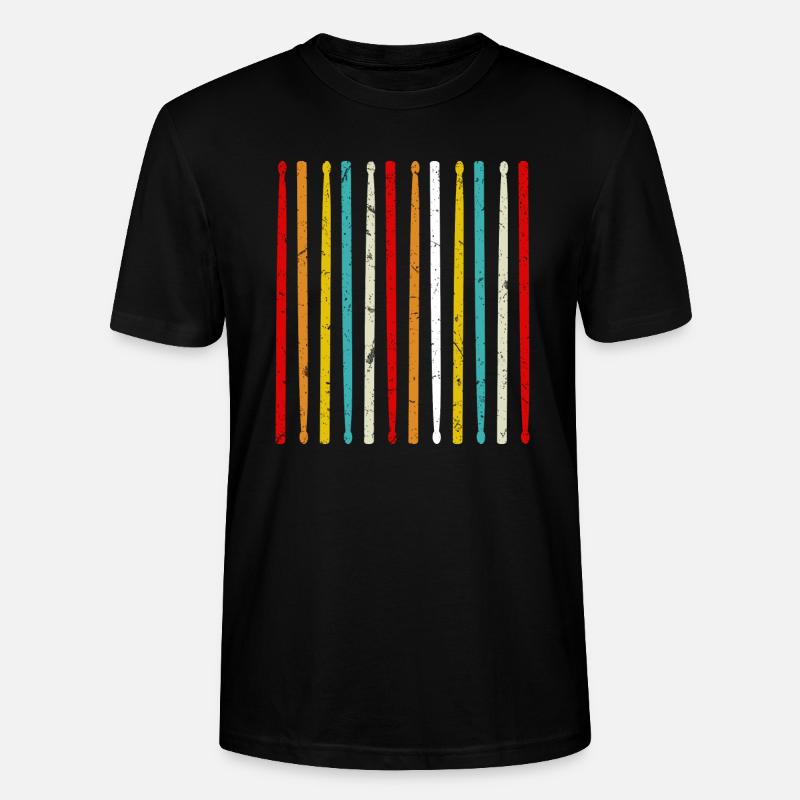 Drumsticks - Stanley/Stella Unisex Bio-T-Shirt CRAFTER - Schwarz