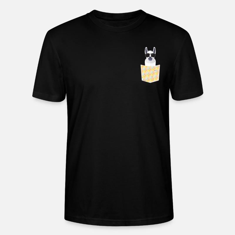 Llama - Stanley/Stella Unisex Bio-T-Shirt CRAFTER - Schwarz