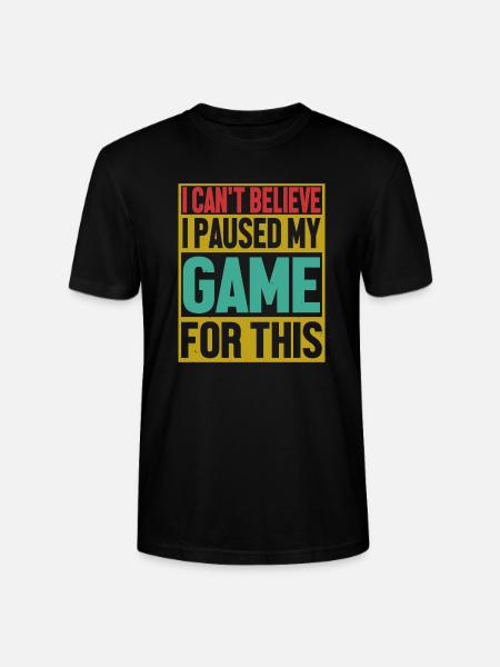 Gaming Gamer - Stanley Stella CRAFTER unisex økologisk-T-shirt - sort