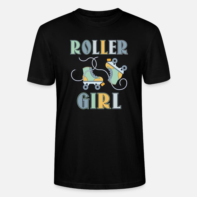 Roller Girl - Stanley/Stella Unisex Bio-T-Shirt CRAFTER - Schwarz