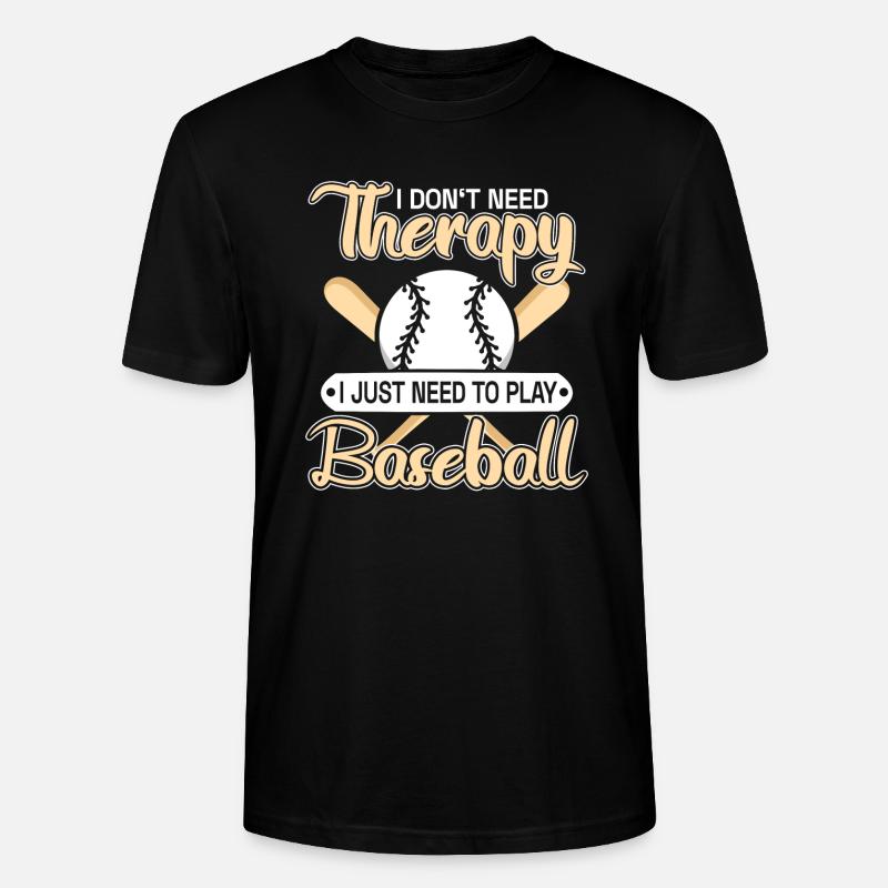 Baseball - Stanley/Stella Unisex Bio-T-Shirt CRAFTER - Schwarz