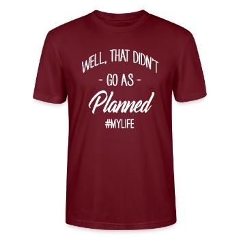 Proverbes - T-shirt bio CRAFTER Stanley Stella Unisexe - bordeaux - Devant - Alina (178cm) & Michal (187cm)