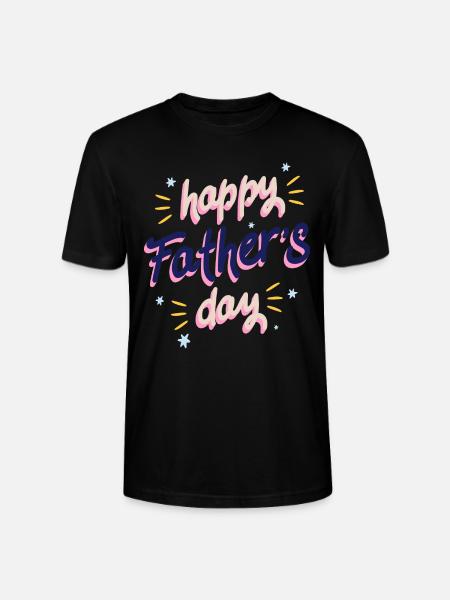 Congratulations Dad - Stanley/Stella CRAFTER Unisex Organic T-Shirt - black