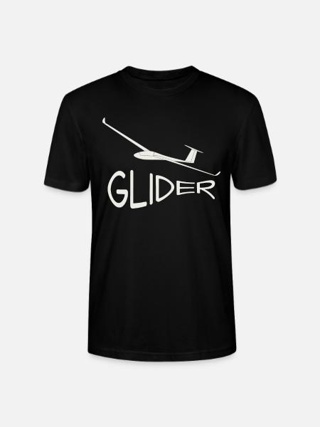Segelflugzeug - Stanley/Stella Unisex Bio-T-Shirt CRAFTER - Schwarz