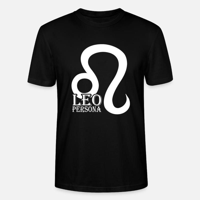 Sternzeichen Löwe Leo - Stanley/Stella Unisex Bio-T-Shirt CRAFTER - Schwarz