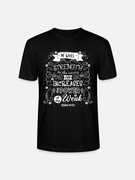 Christian clothing & Christian faith - Stanley/Stella CRAFTER Unisex Organic T-Shirt - black