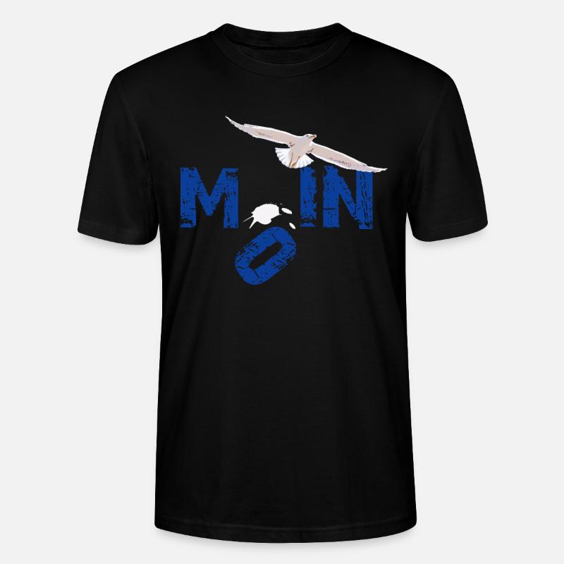Moin Möwenschiss Original - Stanley/Stella Unisex Bio-T-Shirt CRAFTER - Schwarz