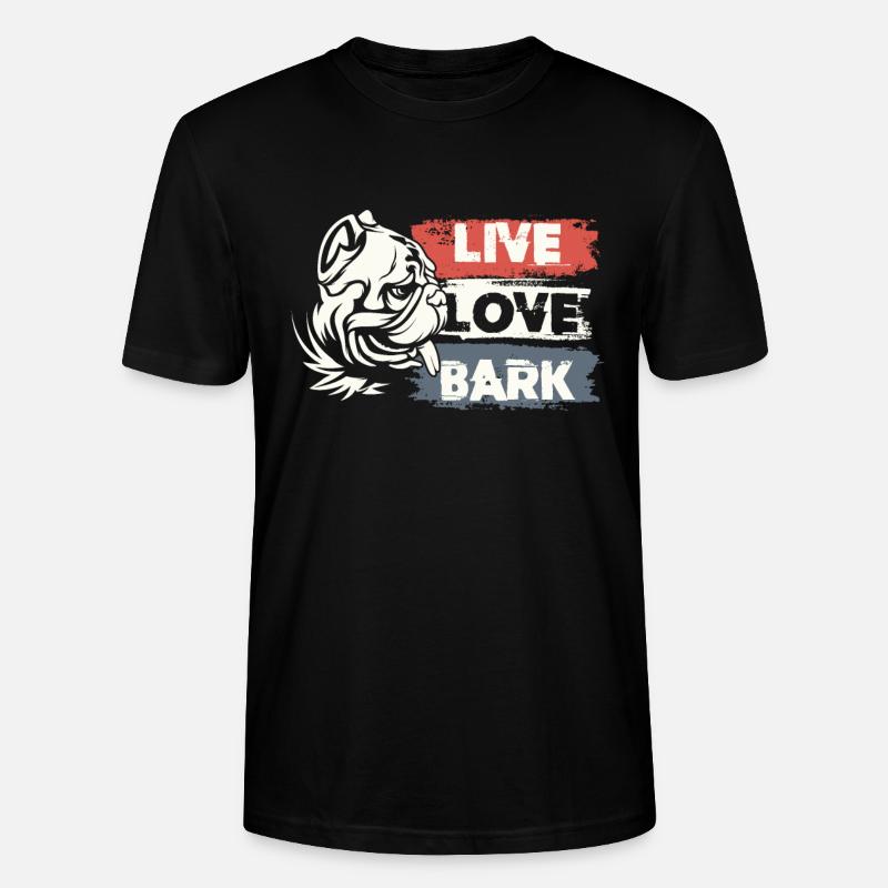 Lebe Liebe Belle - Stanley/Stella Unisex Bio-T-Shirt CRAFTER - Schwarz