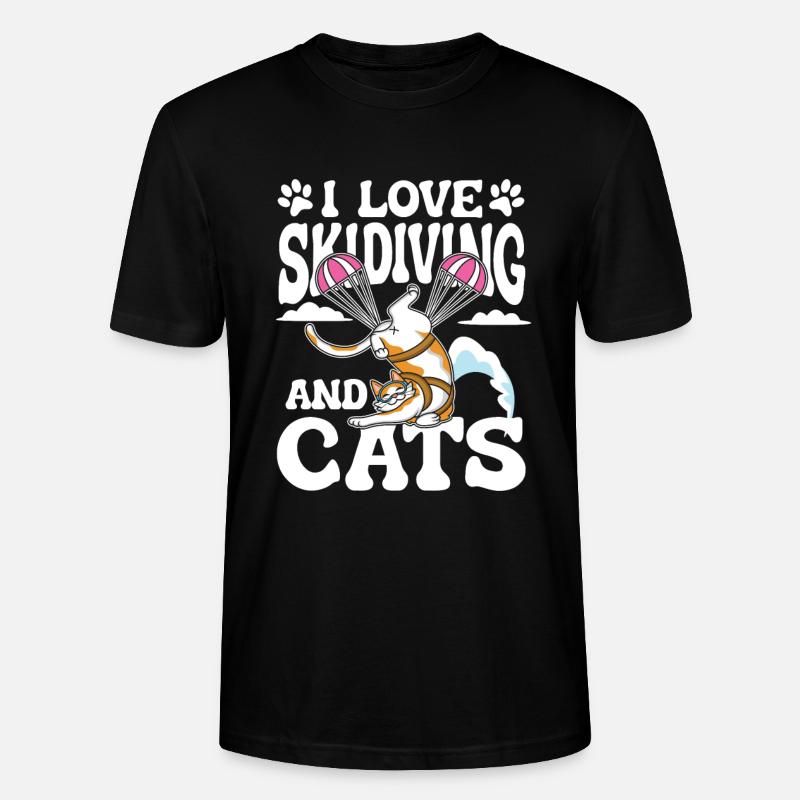 Parachute & Chats - T-shirt bio CRAFTER Stanley Stella Unisexe - noir