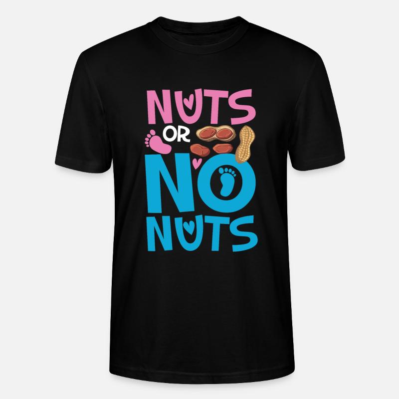 Nüsse oder Keine - Stanley/Stella Unisex Bio-T-Shirt CRAFTER - Schwarz