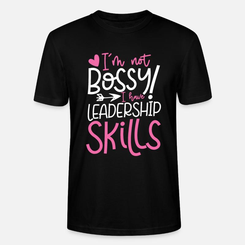 Führungskompetenz - Stanley/Stella Unisex Bio-T-Shirt CRAFTER - Schwarz