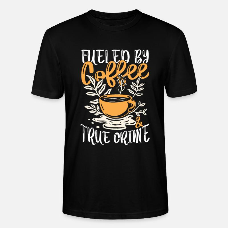 Alimenté par le café - T-shirt bio CRAFTER Stanley Stella Unisexe - noir