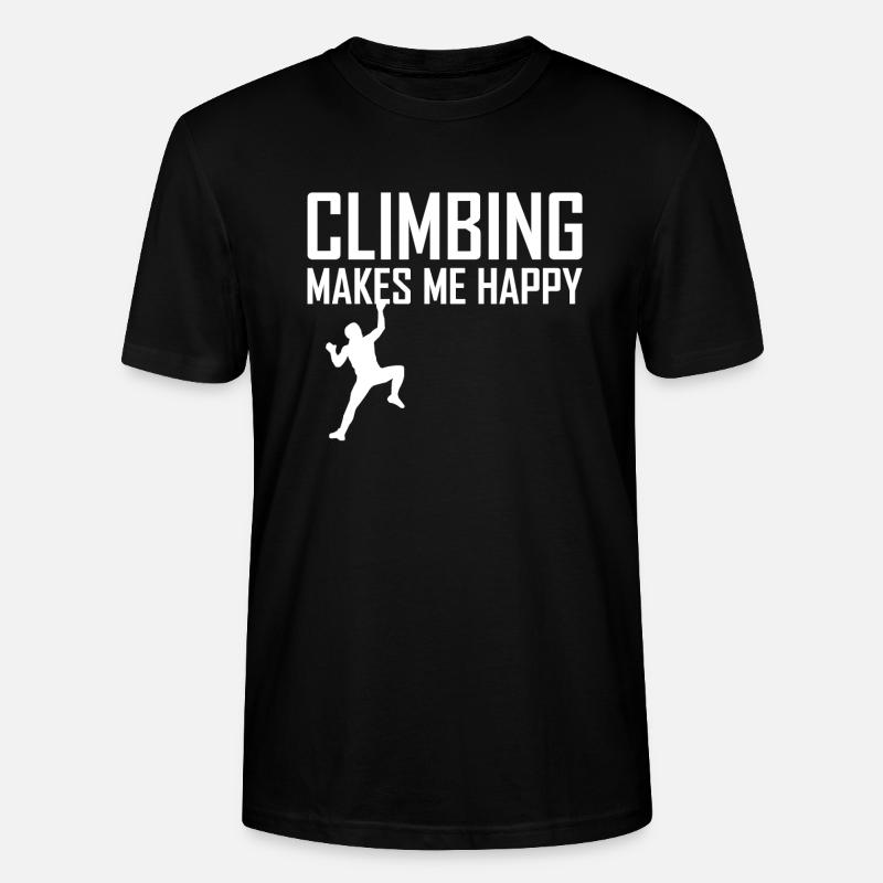 grimper - T-shirt bio CRAFTER Stanley Stella Unisexe - noir