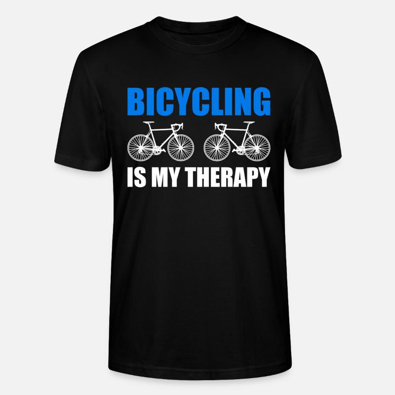 Fahrradfahren - Stanley/Stella Unisex Bio-T-Shirt CRAFTER - Schwarz
