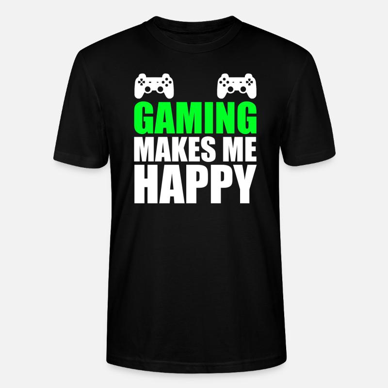 Gaming - Stanley/Stella Unisex Bio-T-Shirt CRAFTER - Schwarz