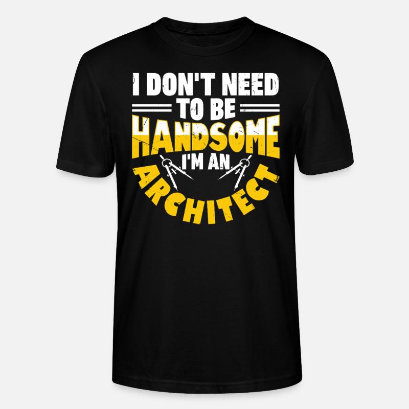 Architecte - T-shirt bio CRAFTER Stanley Stella Unisexe - noir