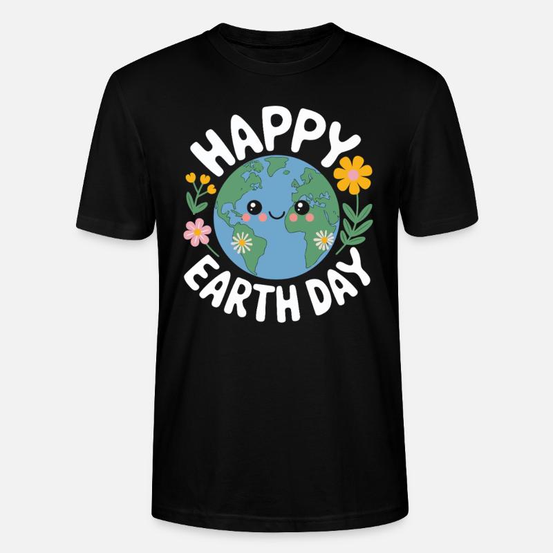 Jour de la Terre - T-shirt bio CRAFTER Stanley Stella Unisexe - noir