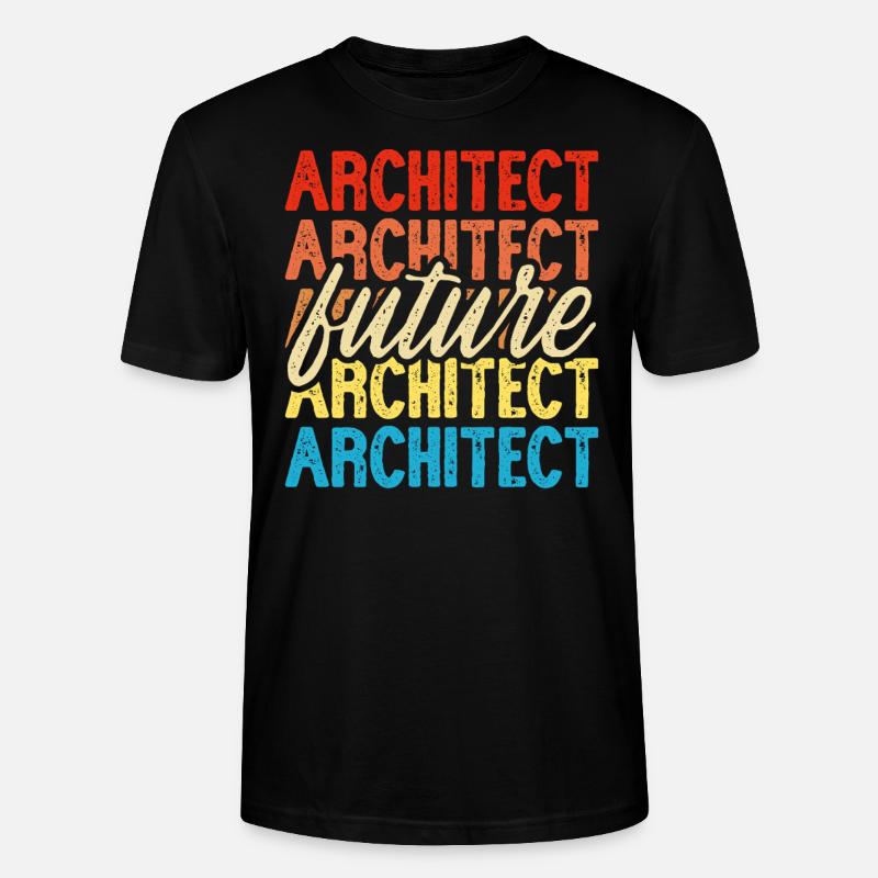 Architecte - T-shirt bio CRAFTER Stanley Stella Unisexe - noir