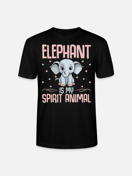 Elefant - Stanley/Stella Unisex Bio-T-Shirt CRAFTER - Schwarz